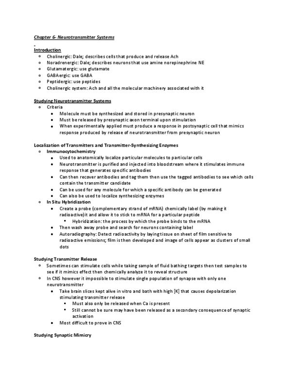 NROB60H3 Chapter 6: Neurotransmitter Systems thumbnail