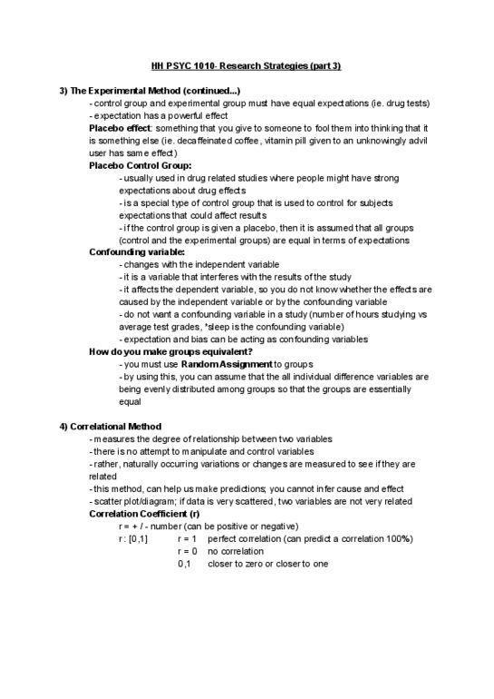 PSYC 1010 Lecture Notes - Lecture 3: Dietary Supplement, Confounding, Ibuprofen thumbnail