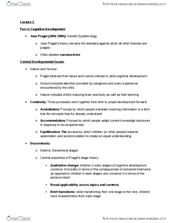 PSY210H5 Lecture Notes - Lecture 3: Speech Perception, Sign Language, Universal Grammar thumbnail