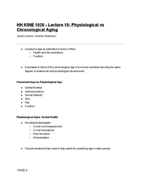 KINE 1020 Lecture Notes - Lecture 10: Minoxidil, Metastasis, Finasteride thumbnail