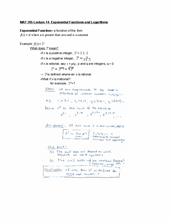 MAT 295 Lecture Notes - Lecture 14: Azo Compound thumbnail
