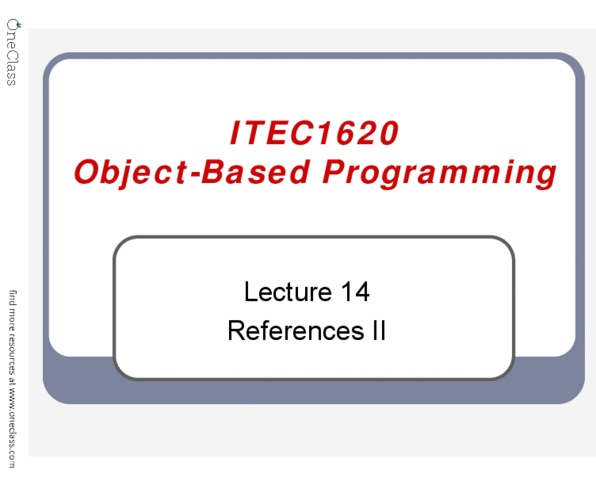 ITEC 1620 Lecture 14: 1620_lecture_14_slides thumbnail
