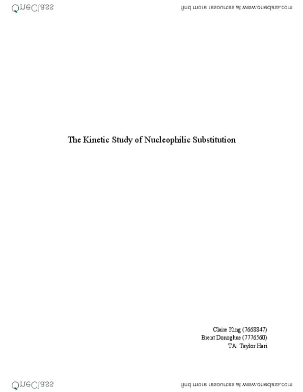 CHM 2123 Lecture 2: Lab2-TheKineticStudyofNucleophilicSubstitution thumbnail