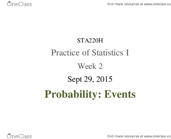 STA220H1 Lecture Notes - Lecture 2: Bayes Estimator, Randomness, Karl Pearson thumbnail