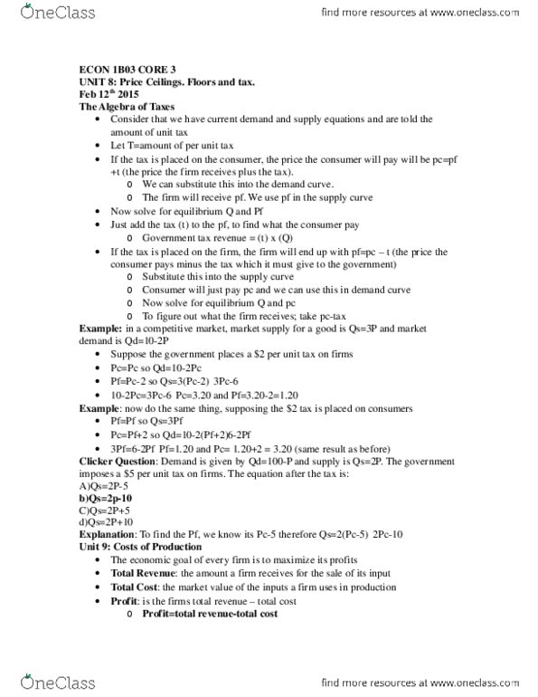 ECON 1B03 Lecture 12: Feb 12th thumbnail