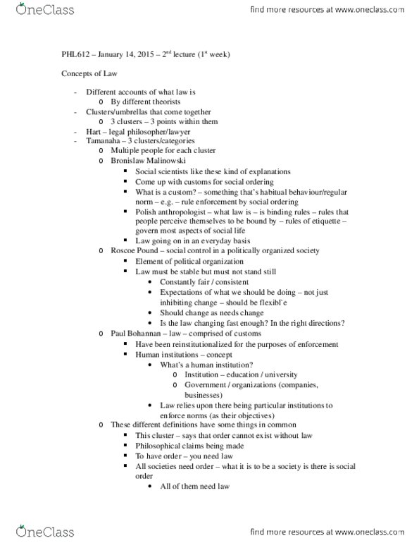 PHL 612 Lecture Notes - Lecture 1: Paternalism, Hetaira, Deontological Ethics thumbnail