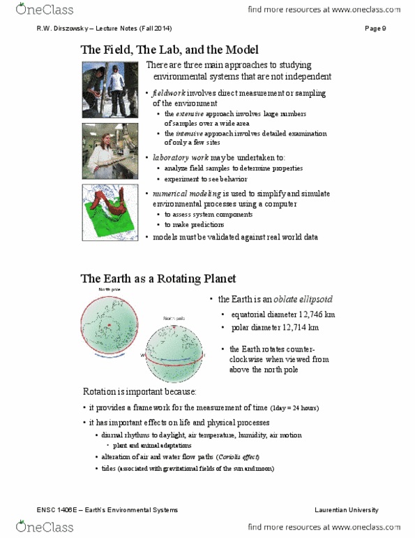 ENSC-1406EL Lecture Notes - Lecture 5: Subsolar Point, March Equinox, Spheroid thumbnail