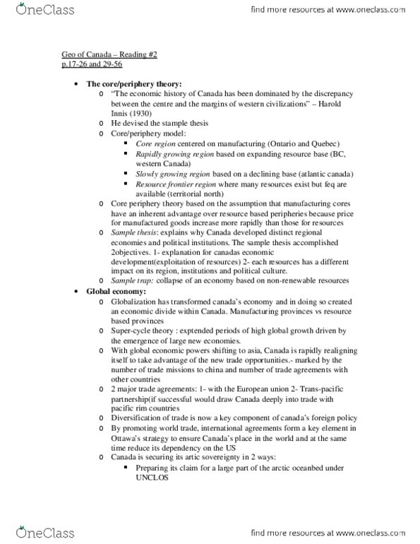 Geography 2010A/B Lecture Notes - Lecture 2: United Nations Convention On The Law Of The Sea, Grand Supercycle, Newfoundland And Labrador thumbnail