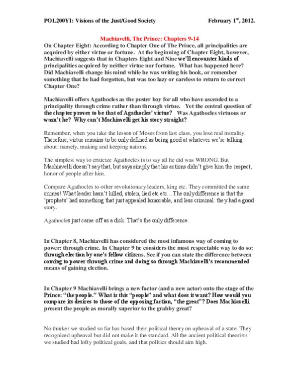 POL200Y1 Lecture Notes - Philopoemen, Social Contract, Girolamo Savonarola thumbnail