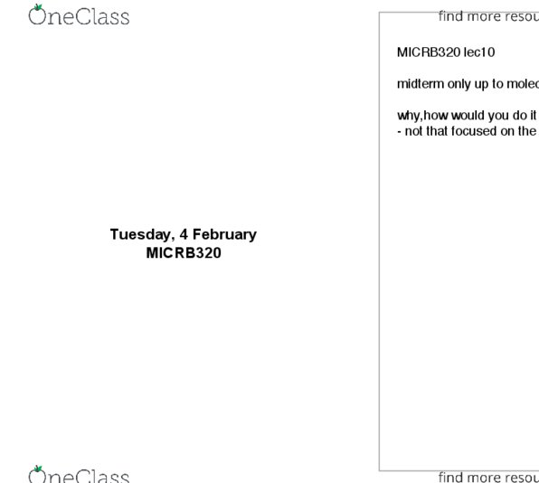 MICRB320 Lecture Notes - Lecture 10: Relative Change And Difference, Proteorhodopsin, Haloarcula thumbnail