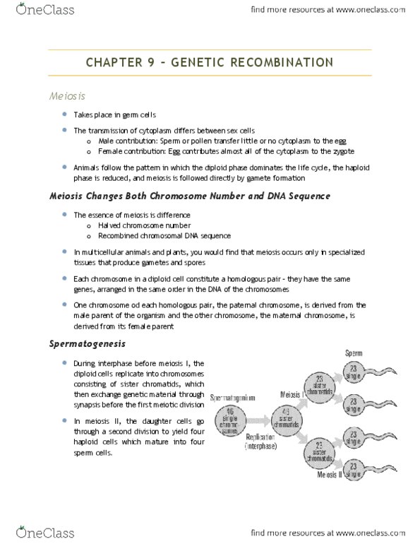 BIOA01H3 Chapter Notes - Chapter 9: Ope, Mitosis, Telophase thumbnail