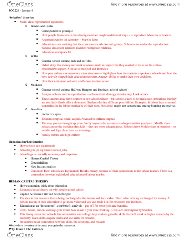 SOC224H5 Lecture Notes - Lecture 4: Dishwasher thumbnail