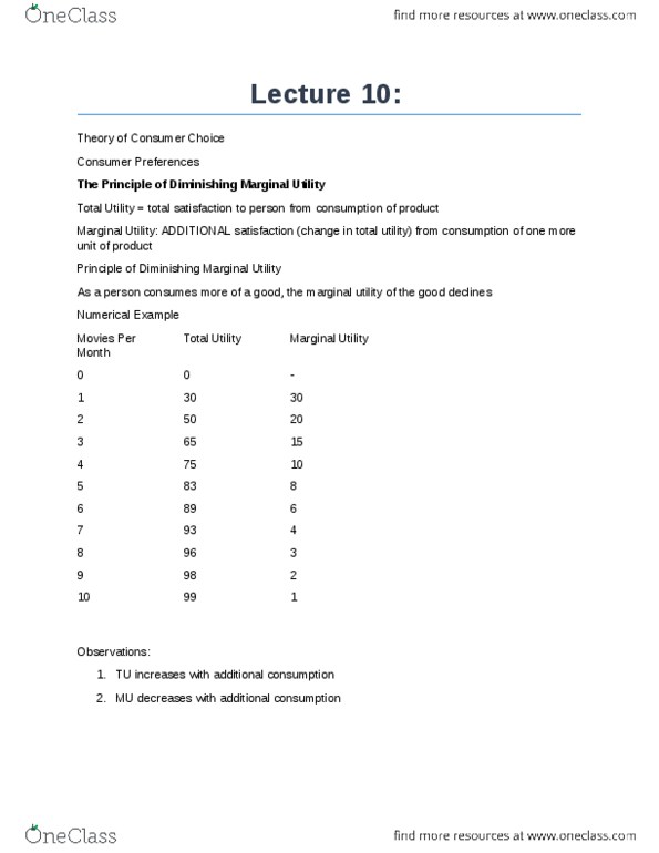 ECO101H1 Lecture Notes - Lecture 10: Budget Constraint, Economic Surplus thumbnail