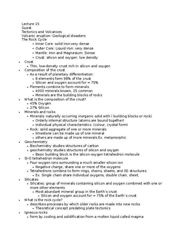 ERTH 2415 Lecture : Lecture Notes 15 Tectonic volcanoes .doc thumbnail