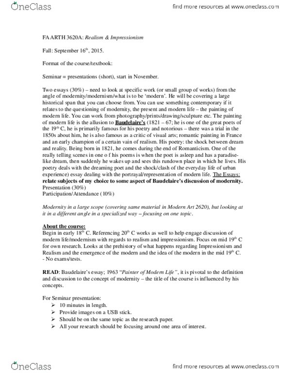 VISA 3620D Lecture Notes - Lecture 1: Jean-Antoine Watteau, Umberto Boccioni, Cubism thumbnail