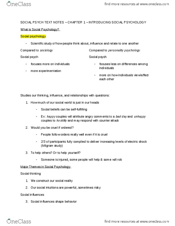 PSYCH253 Lecture Notes - Lecture 1: Social Neuroscience, Dependent And Independent Variables, Response Bias thumbnail