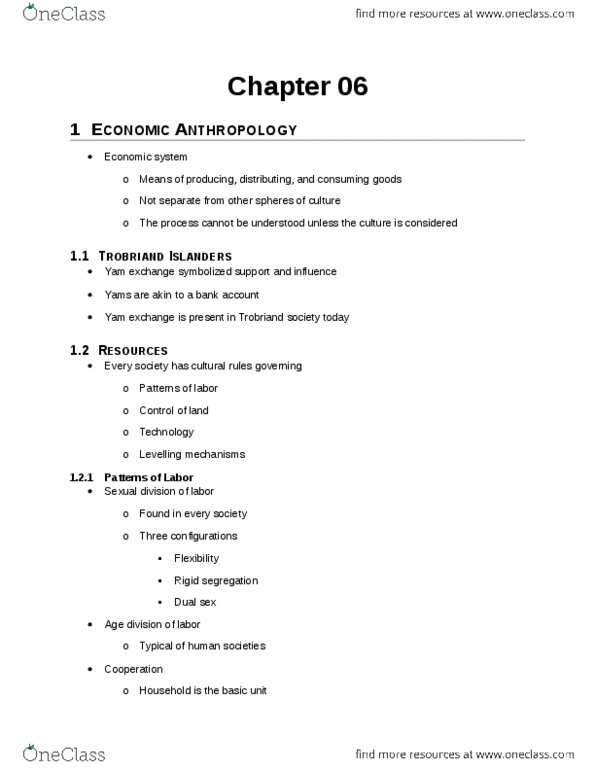 ANTH 1150 Lecture Notes - Lecture 6: Ecotourism, Market (Place), Ecological Crisis thumbnail