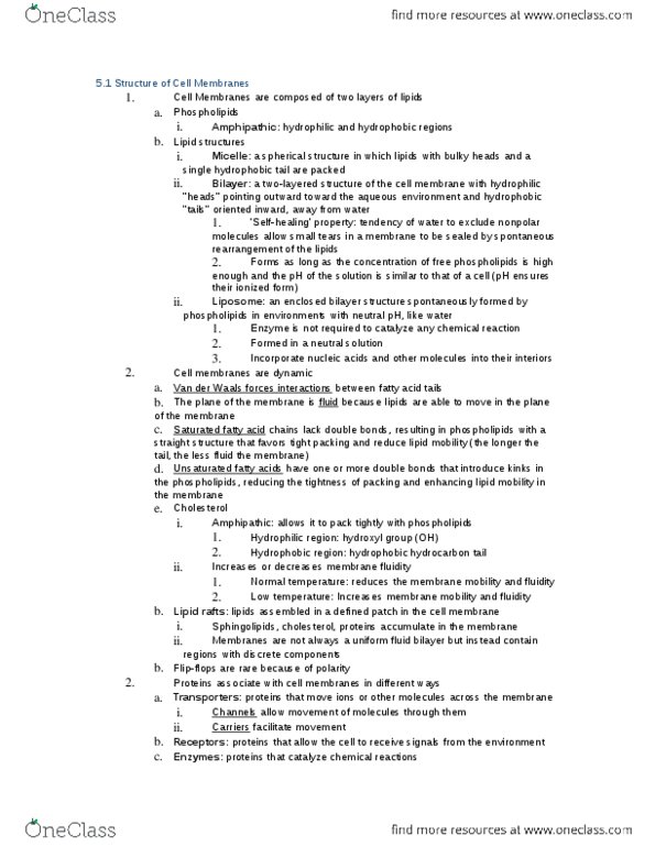 BIOL2000 Lecture Notes - Lecture 17: Hopanoids, Conformational Change, Cytosol thumbnail