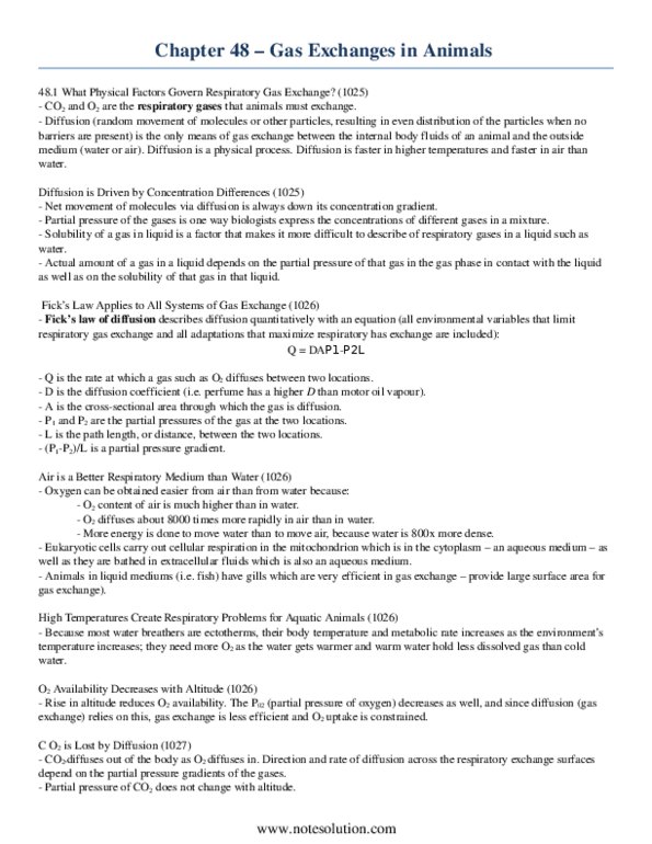 BIOA02H3 Chapter Notes -Pulmonary Alveolus thumbnail