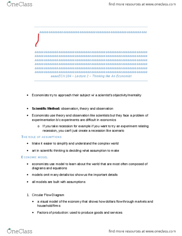 ECN 104 Lecture 2: ECN 104 - Lecture 2 - How Economists Think thumbnail