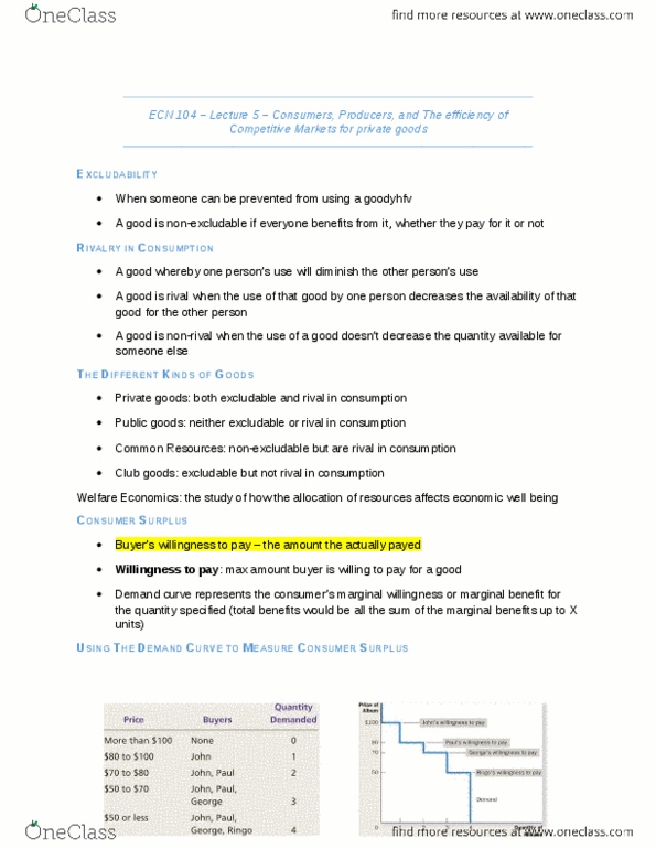 ECN 104 Lecture Notes - Lecture 5: Volvo S80, Economic Equilibrium, Economic Surplus thumbnail