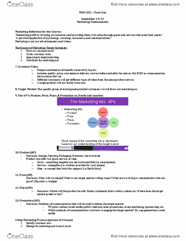 Economics 1021A/B Lecture 20: MOS1021 ONE class thumbnail