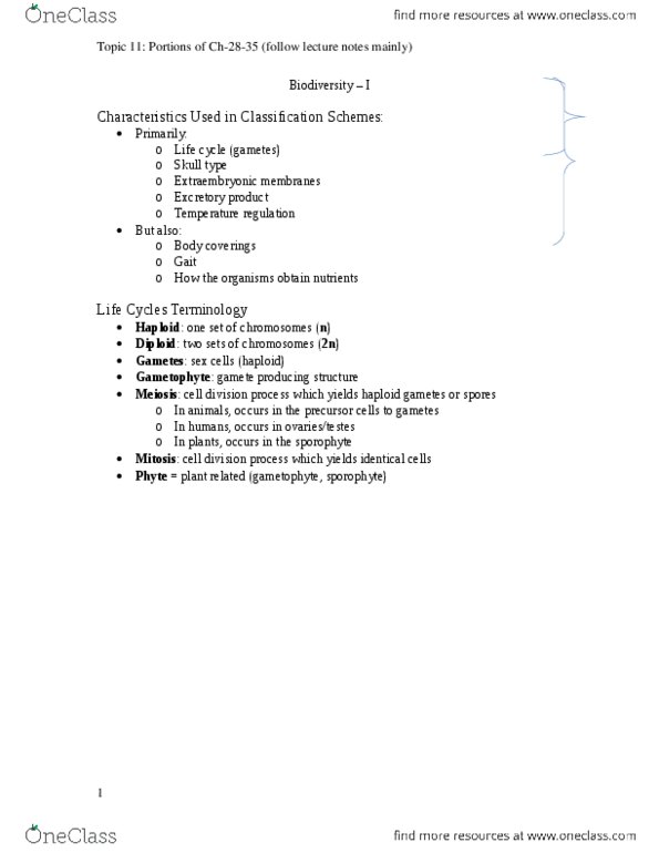 BIO 181 Lecture 12: Biodiversity I thumbnail