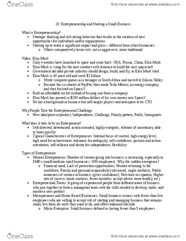 MGM102H5 Lecture Notes - Lecture 8: Tax Avoidance, Computer, Franchising thumbnail