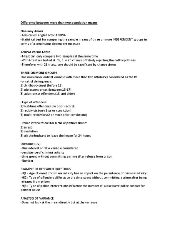 CRIM 320 Lecture Notes - Explained Variation, Grater, John Tukey thumbnail