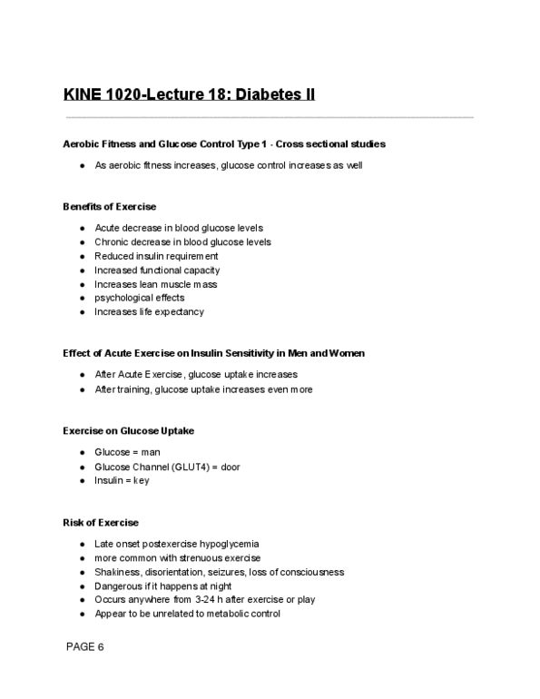 KINE 1020 Lecture Notes - Lecture 18: Peripheral Artery Disease, Blurred Vision, Cerebrovascular Disease thumbnail