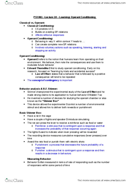 PSYA01H3 Lecture Notes - Lecture 18: Coffeemaker thumbnail