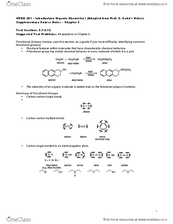 CHEM261 Lecture Notes - Lecture 3: Bond Length thumbnail