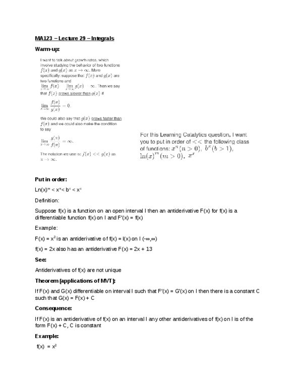 CAS MA 123 Lecture Notes - Lecture 29: J-Ax, Antiderivative, Differentiable Function thumbnail