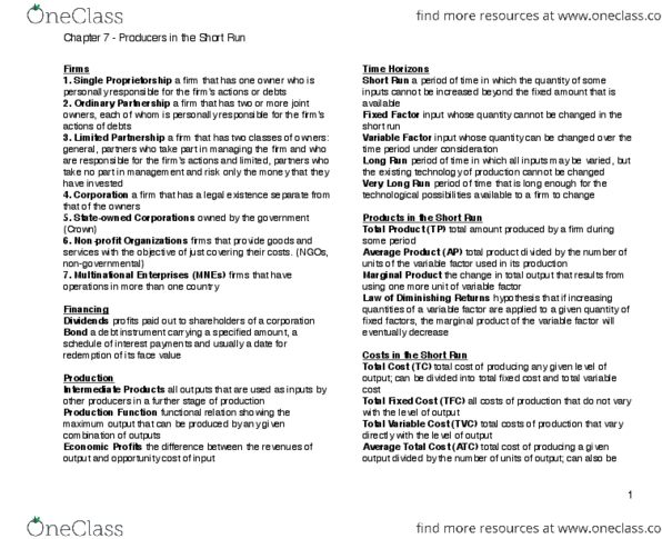 ECON 208 Chapter 7-8: ECON - ch.7-8 thumbnail