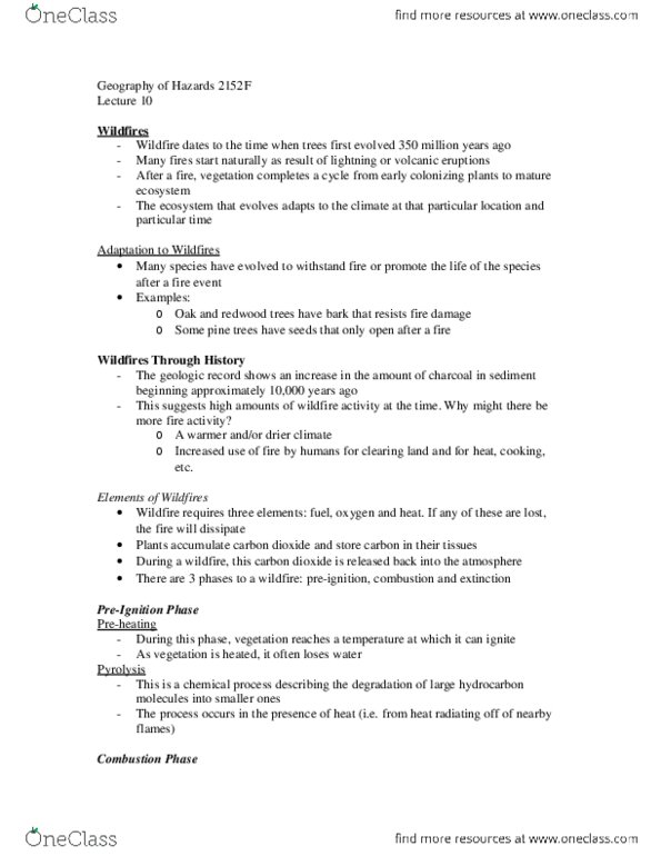 Geography 2152F/G Lecture Notes - Lecture 10: Engine Knocking, Lightning, Fire Regime thumbnail