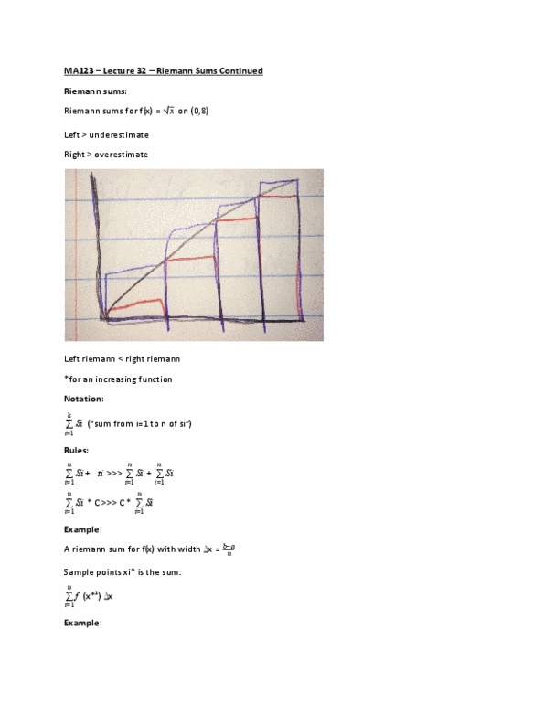 Class Notes for Mathematics & Statistics at Boston University (BU)