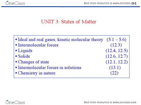 CHEM103 Lecture Notes - Lecture 3: Kinetic Theory Of Gases, Ideal Gas Law, Ideal Gas thumbnail