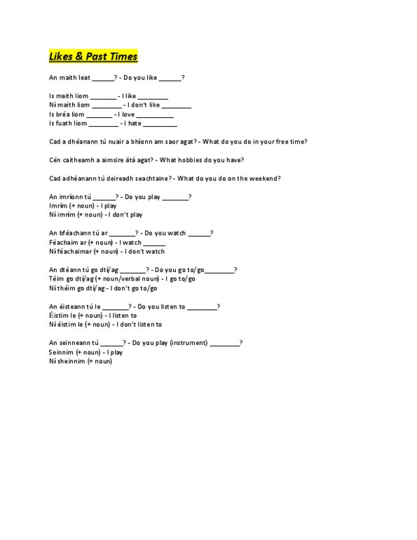 SMC141Y1 Lecture : Likes and Past Times thumbnail