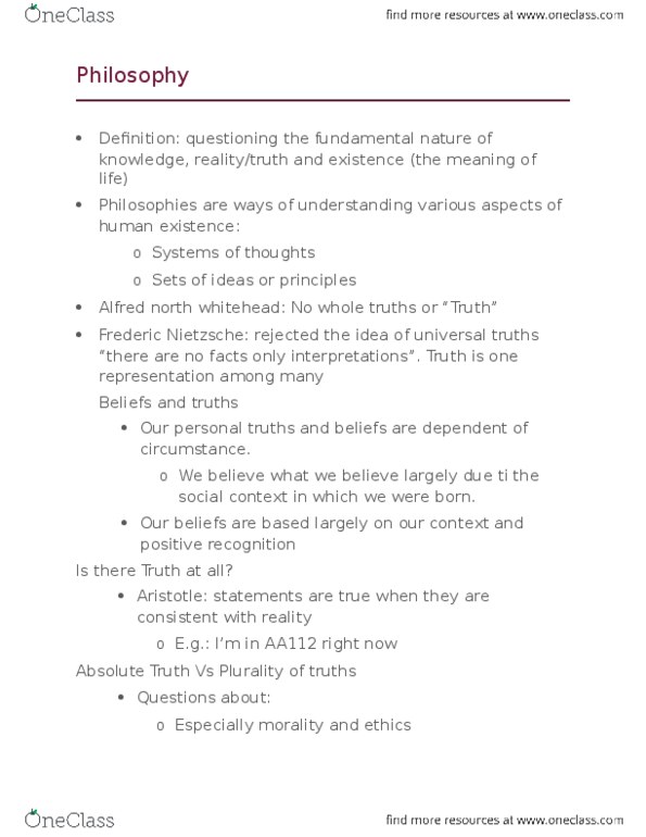 ACMA01H3 Lecture Notes - Lecture 10: Cornel West, Theory Of Justification thumbnail