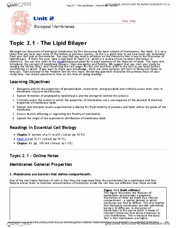 BIOL 201 Lecture Notes - Lecture 7: Copolymer, Chemical Formula, Space-Filling Model thumbnail