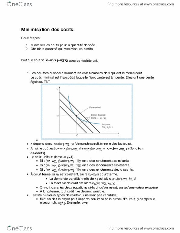 ECO 2544 Lecture 13: Minimisation des coûts thumbnail