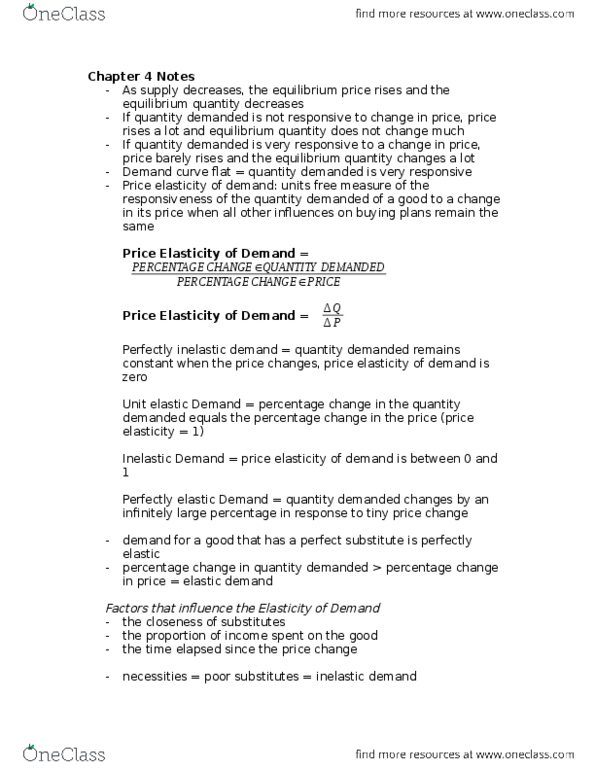 ECON 1050 Lecture Notes - Lecture 4: Economic Equilibrium, Demand Curve, Iller thumbnail