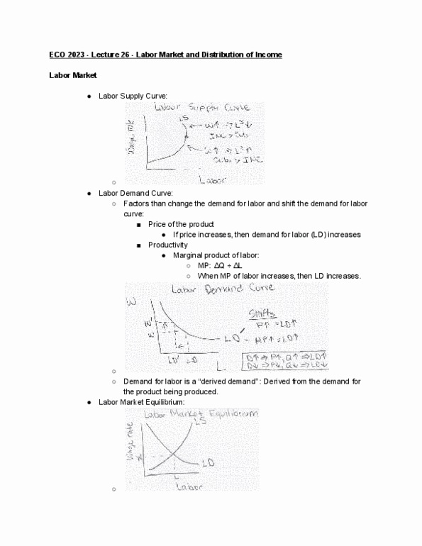 ECO 2023 Lecture Notes - Lecture 26: Marginal Product, Economic Equilibrium, Human Capital thumbnail