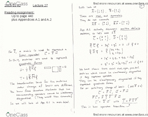 PHYSICS 105 Lecture Notes - Lecture 27: Root Mean Square, Positive-Definite Matrix thumbnail