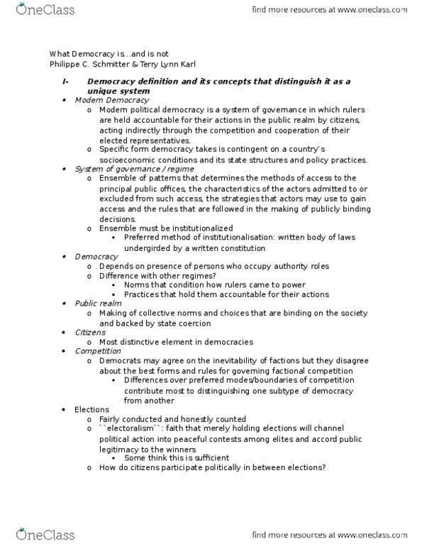 PSCI 2101 Lecture Notes - Lecture 5: Abusive Power And Control, Flight Controller, Parliamentary Sovereignty thumbnail