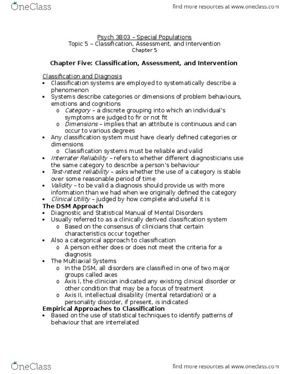 PSYCH 2AP3 Chapter Notes - Chapter 5: Family Therapy, Group Psychotherapy, Play Therapy thumbnail