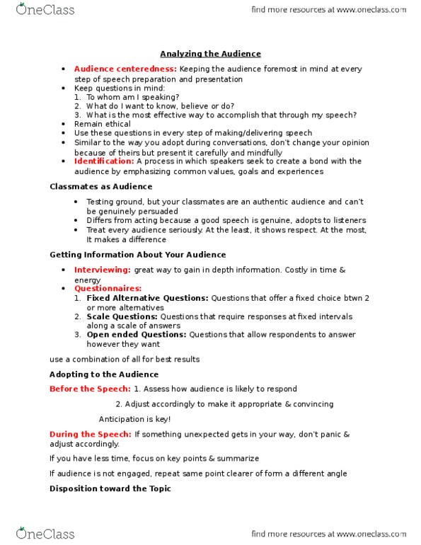 SPCOM204 Lecture Notes - Lecture 19: Fig Leaf, Military Parade, Decision-Making thumbnail