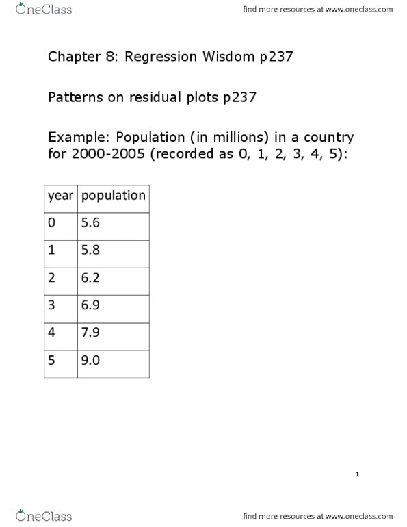 STAB22H3 Lecture Notes - Lecture 1: Summary Statistics, European Route E20, Scatter Plot thumbnail