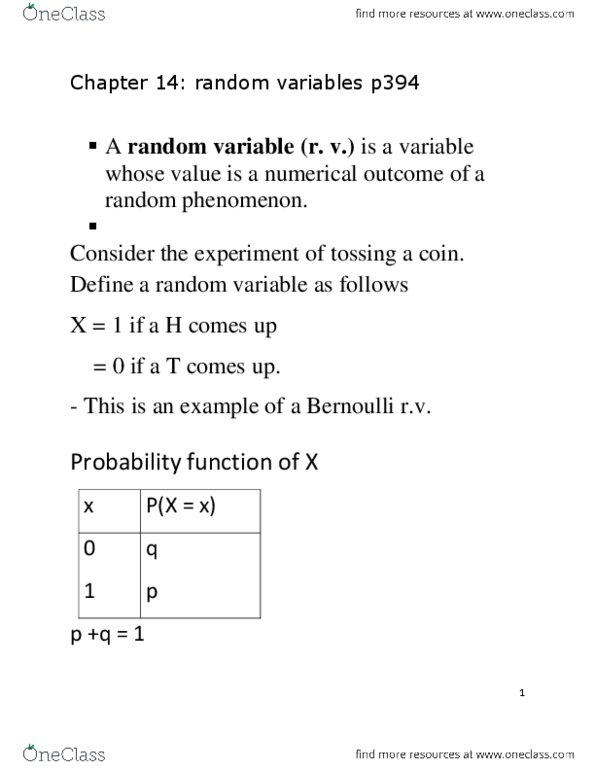 STAB22H3 Lecture Notes - Lecture 1: Continuity Correction, Pcx, Squared Deviations From The Mean thumbnail