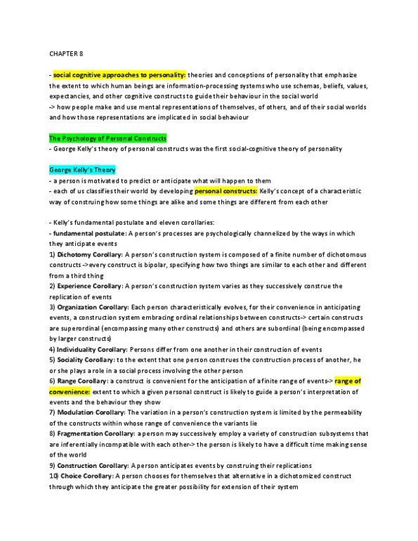 PSYB30H3 Chapter Notes - Chapter 8: Attachment In Adults, Procedural Knowledge, Field Dependence thumbnail